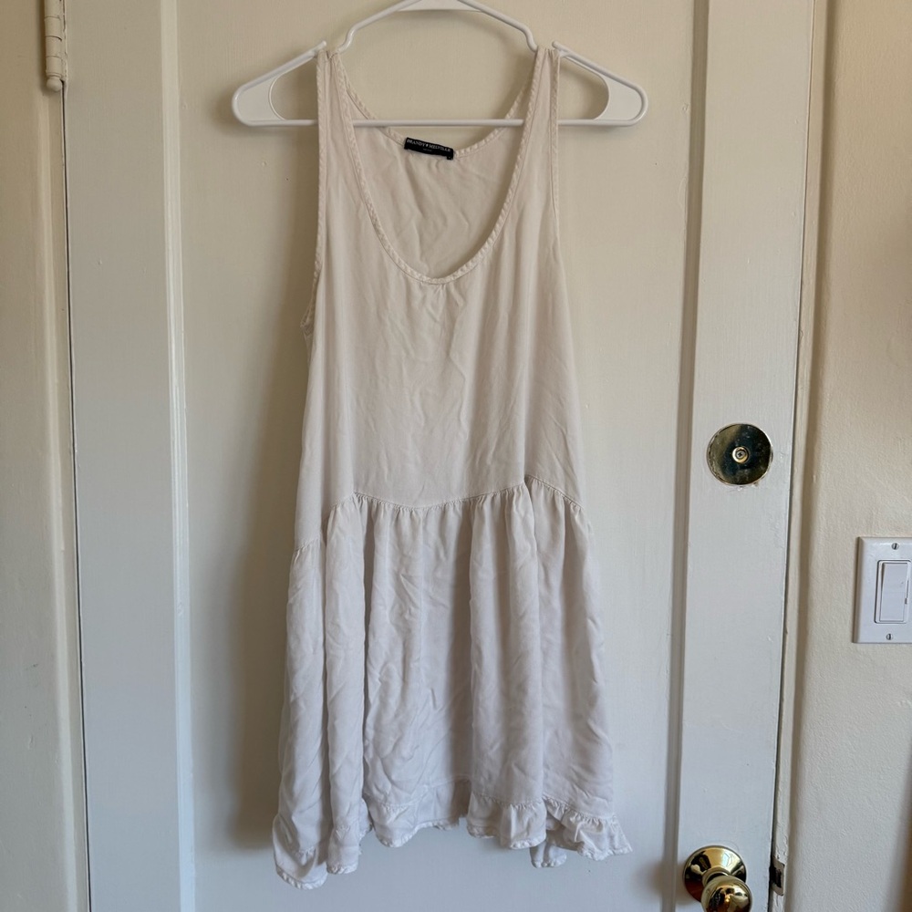 Brandy Melville Cream Sleeveless Dress